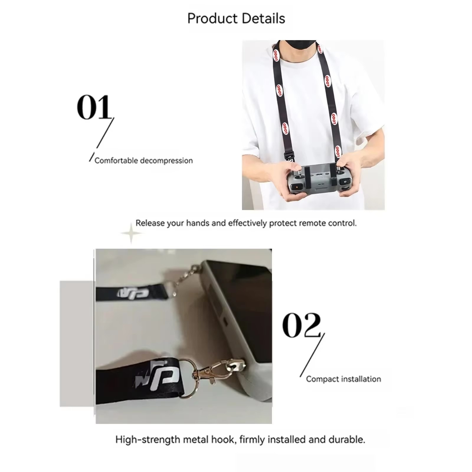 Cordón para controlador DJI RC - Drone Neck Strap reseña y precio