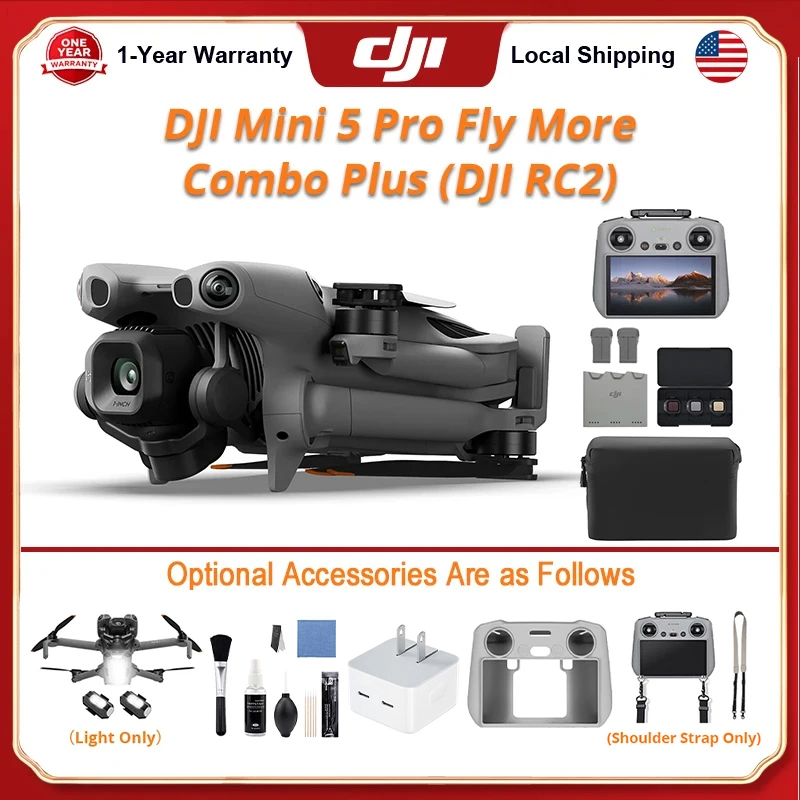 DJI Mini 5 Pro Fly More Combo  - Drone Strobe Light reseña y precio