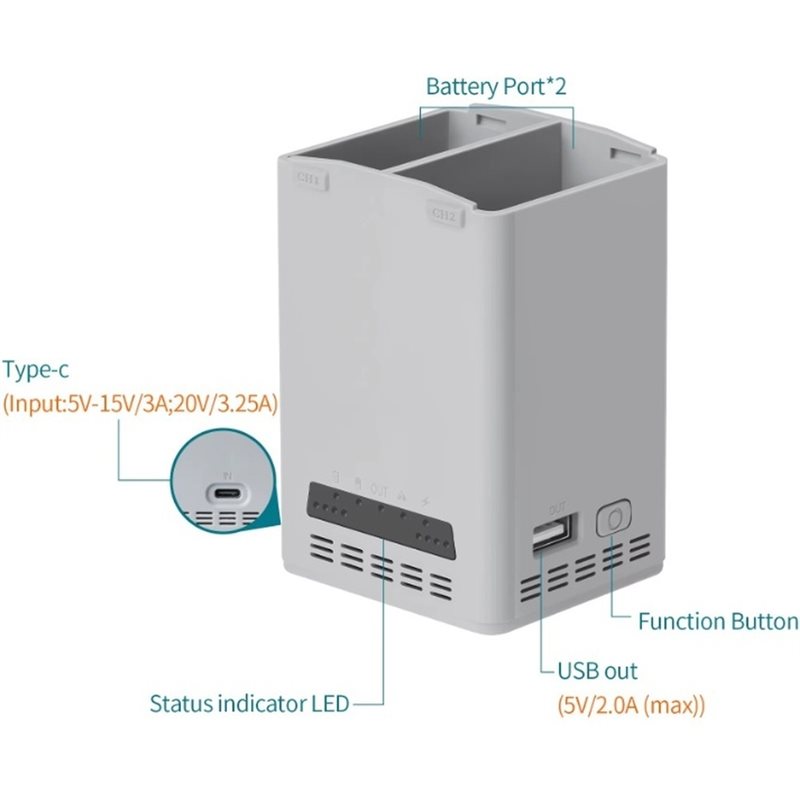 A53M-Para DJI Lito 1 Lito X1 C - Drone Battery Adapter reseña y precio