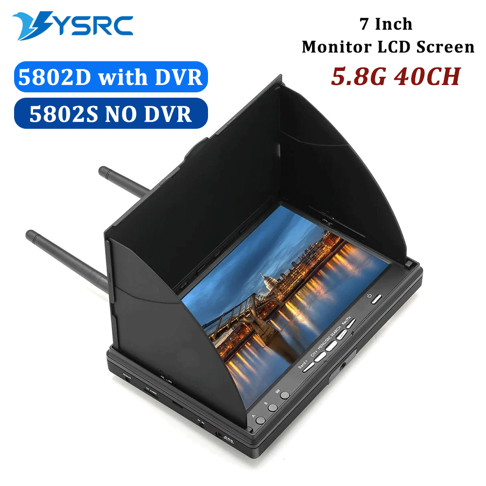 Monitor LCD de 7 pulgadas 5.8G - Drone Controller Screen reseña y precio